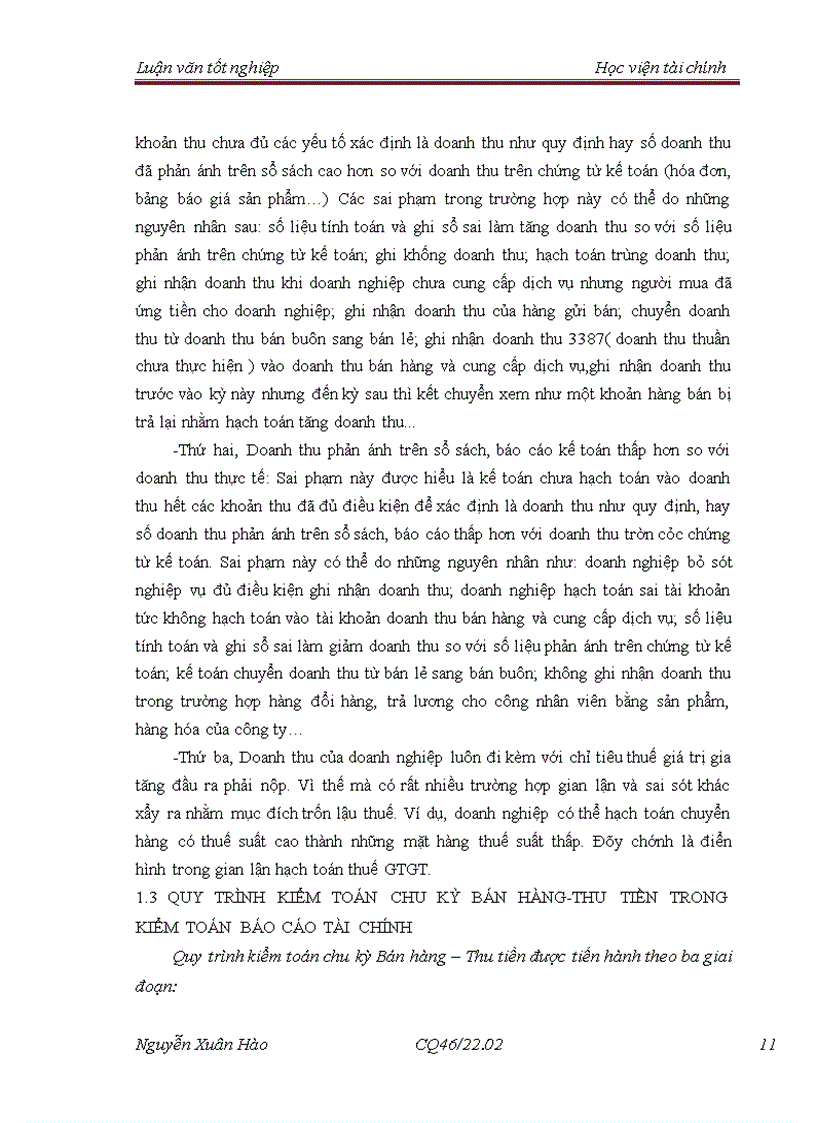 image for page Hoàn thiện quy trình kiểm toán chu kỳ bán hàng và thu tiền trong kiểm toán báo cáo tài chính do công ty TNHH Kiểm toán Âu Lạc CPA thực hiện
