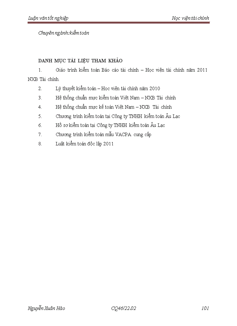 image for page Hoàn thiện quy trình kiểm toán chu kỳ bán hàng và thu tiền trong kiểm toán báo cáo tài chính do công ty TNHH Kiểm toán Âu Lạc CPA thực hiện