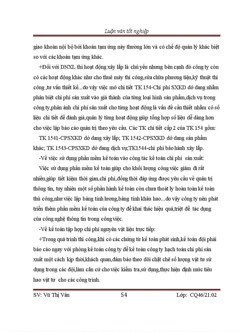 image for page Tổ chức công tác kế toán tập hợp chi phí sản xuất và tính giá thành sản phẩm xây lắp tại Công ty Xây dựng 123