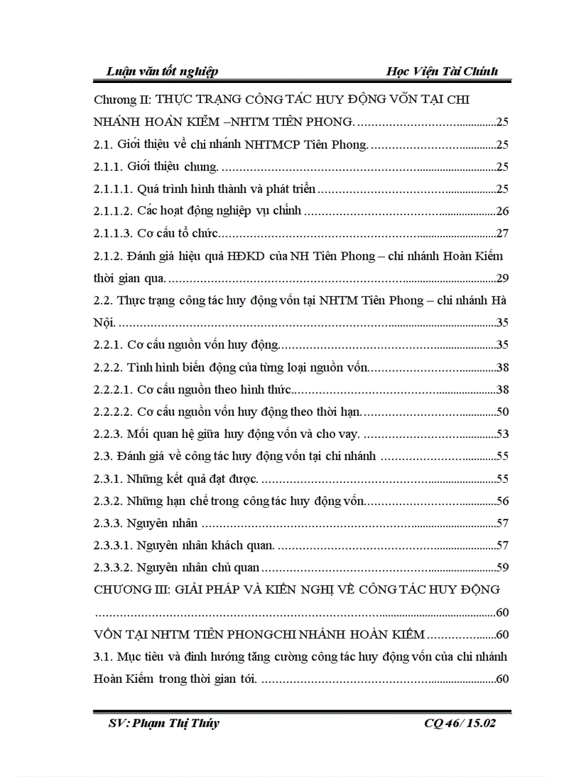 image for page Công tác huy động vốn tại NHTMCP TiênPhong chi nhánh Hoàn Kiếm Thực trạng và giải pháp