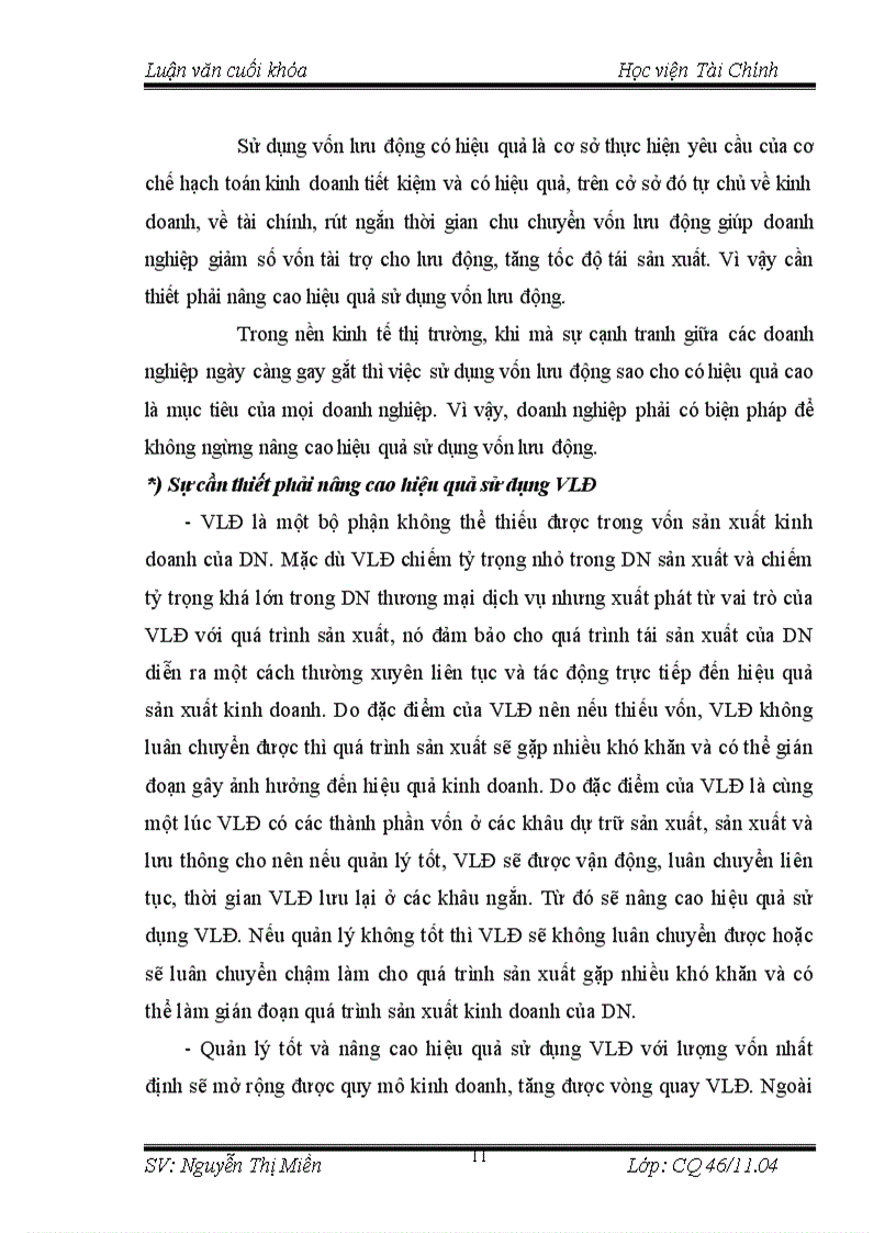 image for page Vốn lưu động và các giải pháp nhằm nâng cao hiệu quả sử dụng vốn lưu động của Tổng Công ty May 10 3
