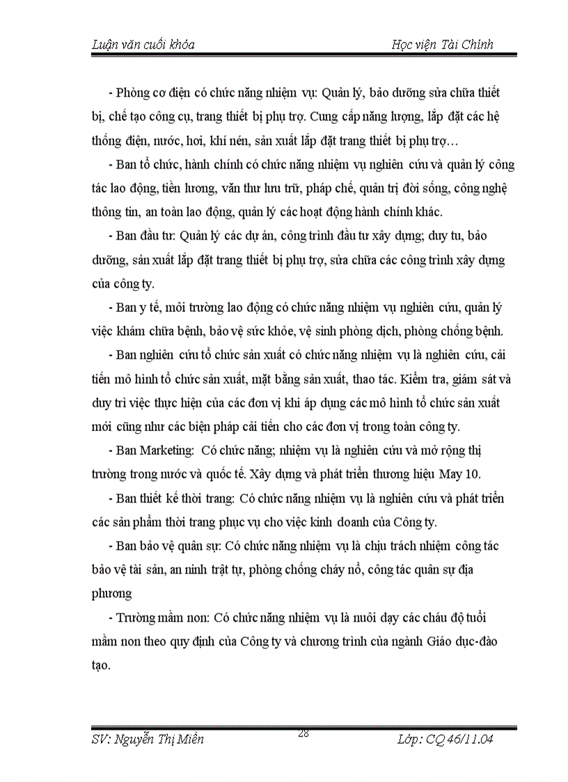 image for page Vốn lưu động và các giải pháp nhằm nâng cao hiệu quả sử dụng vốn lưu động của Tổng Công ty May 10 3