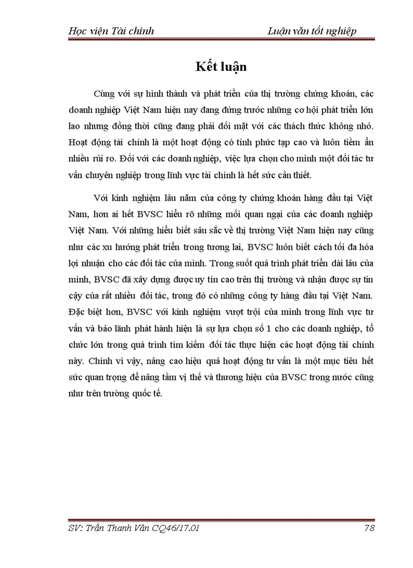 image for page Nâng cao hiệu quả hoạt động tư vấn của Công ty Cổ phần chứng khoán Bảo Việt BVSC 1