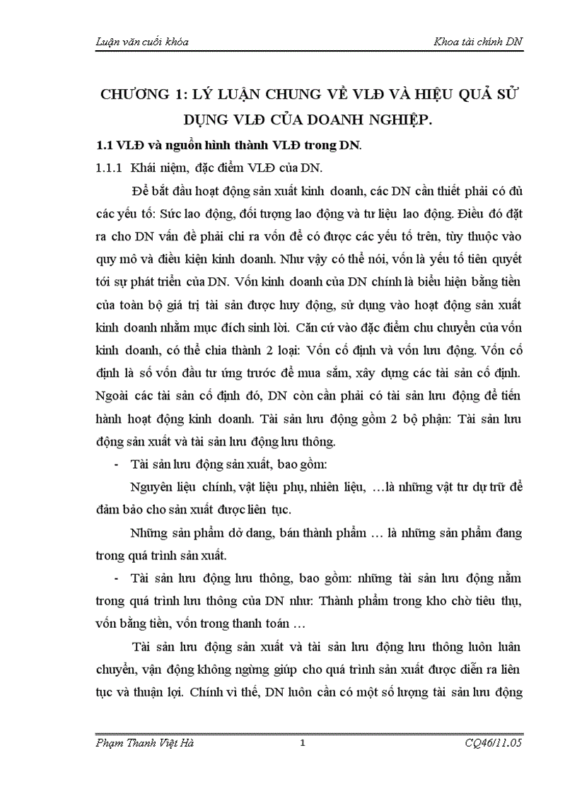 image for page Thực trạng sử dụng vlđ và hiệu quả sử dụng vlđ tại công ty cổ phần cầu 11 THĂNG LONG