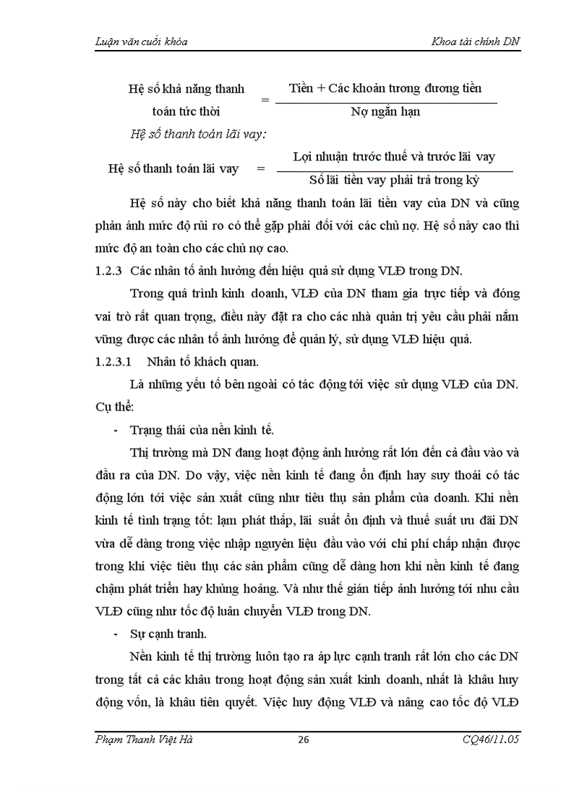 image for page Thực trạng sử dụng vlđ và hiệu quả sử dụng vlđ tại công ty cổ phần cầu 11 THĂNG LONG