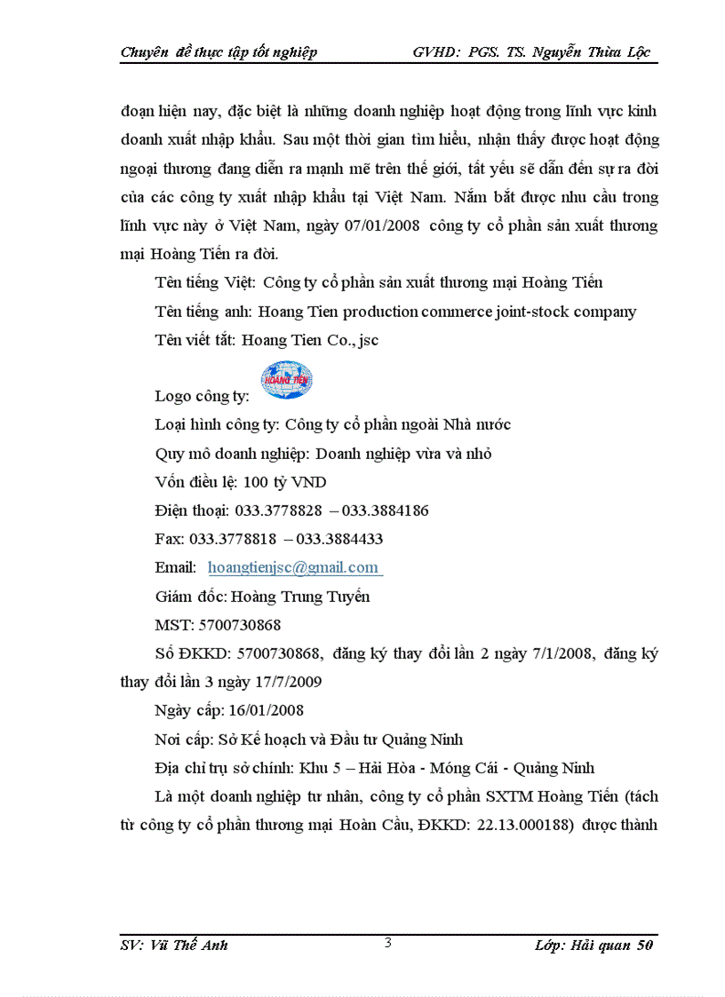 image for page Giải pháp hoàn thiện quy trình thủ tục hải quan đối với hàng hóa xuất khẩu tại công ty cổ phần sản xuất thương mại HOÀNG TIẾN