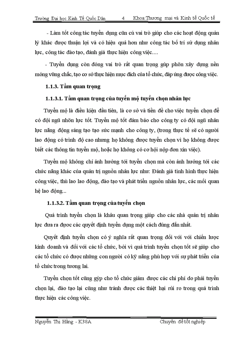 image for page Một số giải pháp nhằm hoàn thiện công tác tuyển mộ tuyển chọn nhân lực tại công ty cổ phần đầu tư thương mại và dịch vụ Tây Hồ