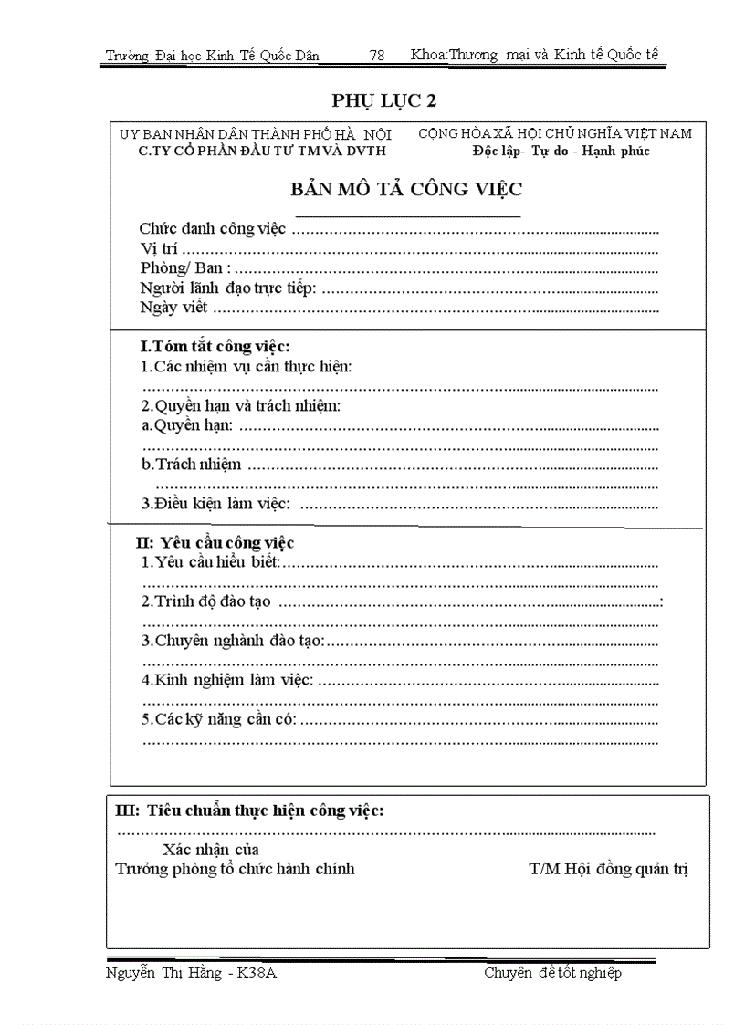 image for page Một số giải pháp nhằm hoàn thiện công tác tuyển mộ tuyển chọn nhân lực tại công ty cổ phần đầu tư thương mại và dịch vụ Tây Hồ