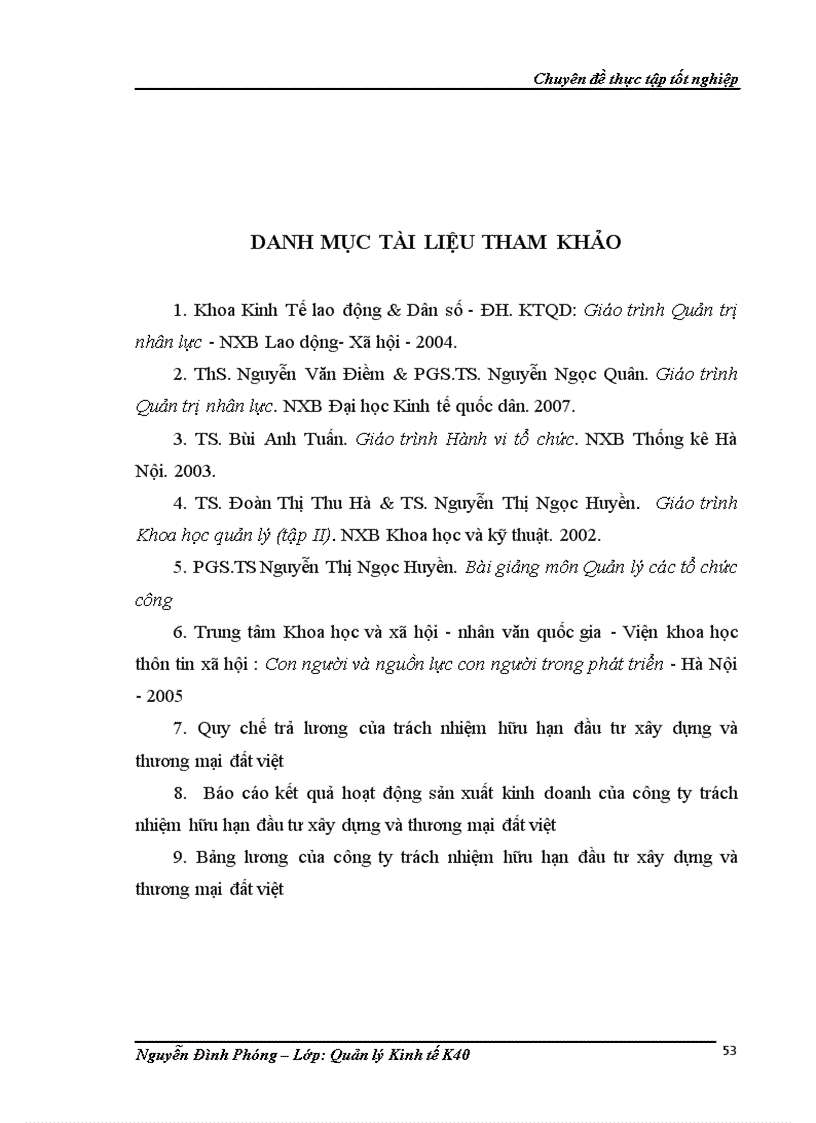 image for page Nâng cao động lực làm việc cho nhân viên tại Công ty trách nhiệm hữu hạn đầu tư xây dựng và thương mại đất việt