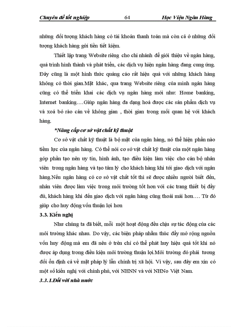 image for page Huy động vốn một số giải pháp mở rộng huy động vốn tại chi nhánh NHNo PTNT Hồng Hà