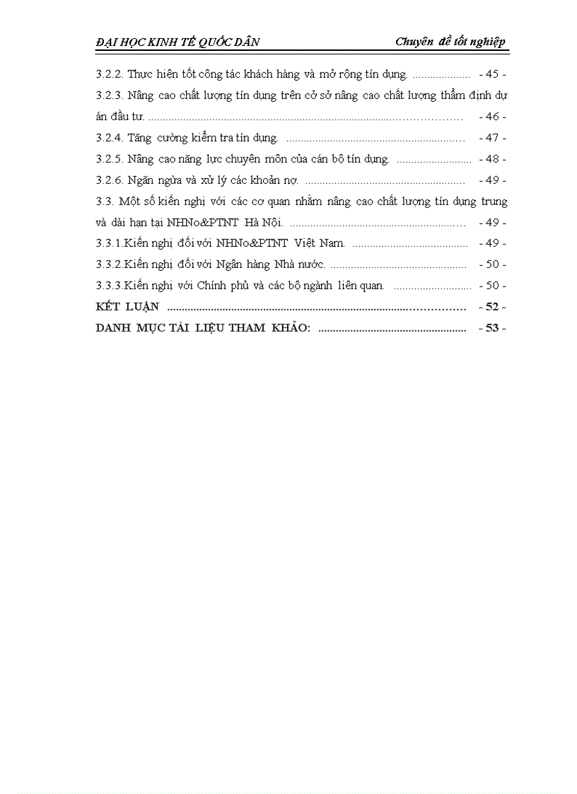 image for page Giải pháp nâng cao chất lượng tín dụng trung và dài hạn tại Ngân hàng Nông Nghiệp và Phát triển Nông thôn Hà Nội 3