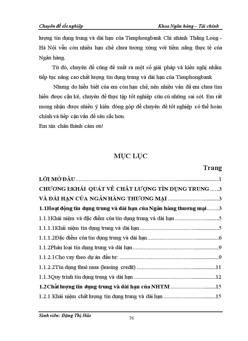 image for page Giải pháp nâng cao chất lượng tín dụng trung và dài hạn tại Tienphongbank Chi nhánh Thăng Long Hà Nội 4