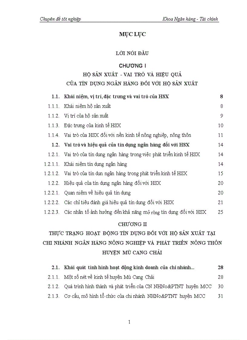 image for page Giải pháp nâng cao hiệu quả tín dụng đối với hộ sản xuất tại chi nhánh ngân hàng nông nghiệp và phát triển nông thôn huyện mù cang chải tỉnh YÊN BÁI
