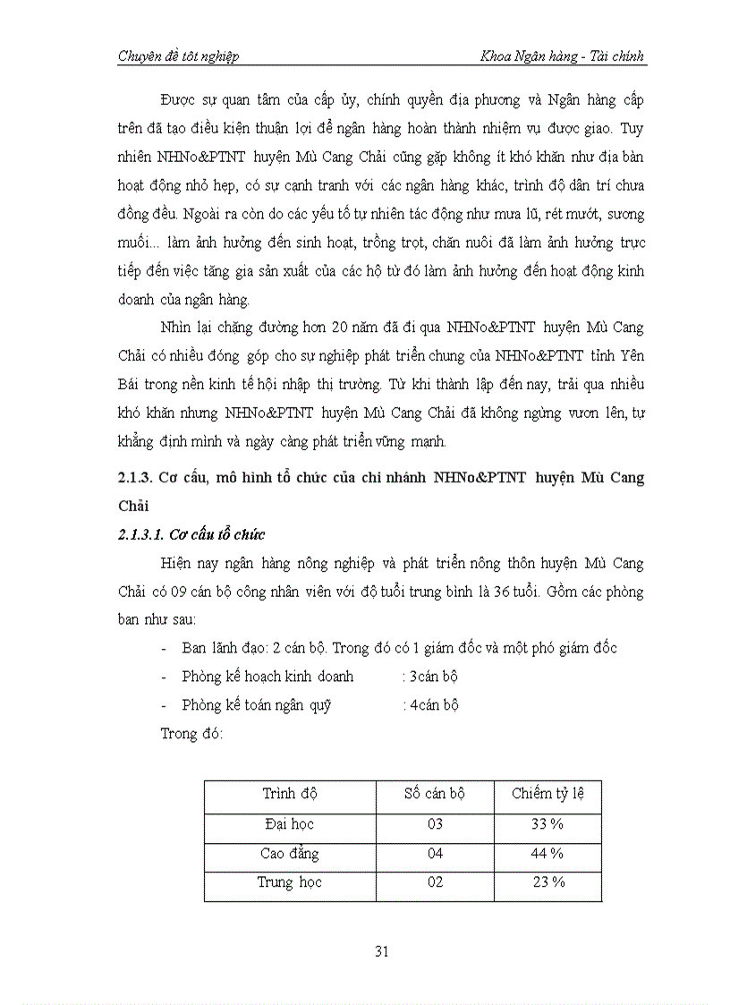 image for page Giải pháp nâng cao hiệu quả tín dụng đối với hộ sản xuất tại chi nhánh ngân hàng nông nghiệp và phát triển nông thôn huyện mù cang chải tỉnh YÊN BÁI