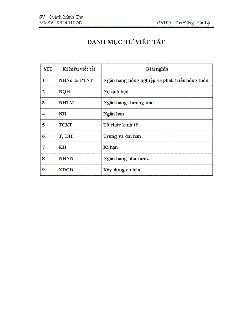 image for page Các giải pháp nâng cao chất lượng tín dụng ngắn hạn tại Ngân hàng Nông nghiệp và Phát triển Nông thôn Cầu Giấy 1