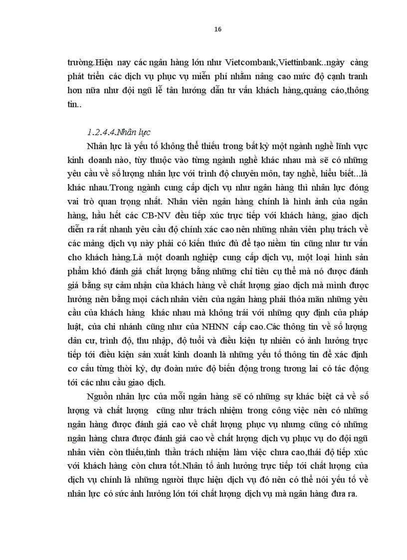 image for page Nâng cao chất lượng dịch vụ phục vụ khách hàng tại HDBank chi nhánh Thăng Long 1