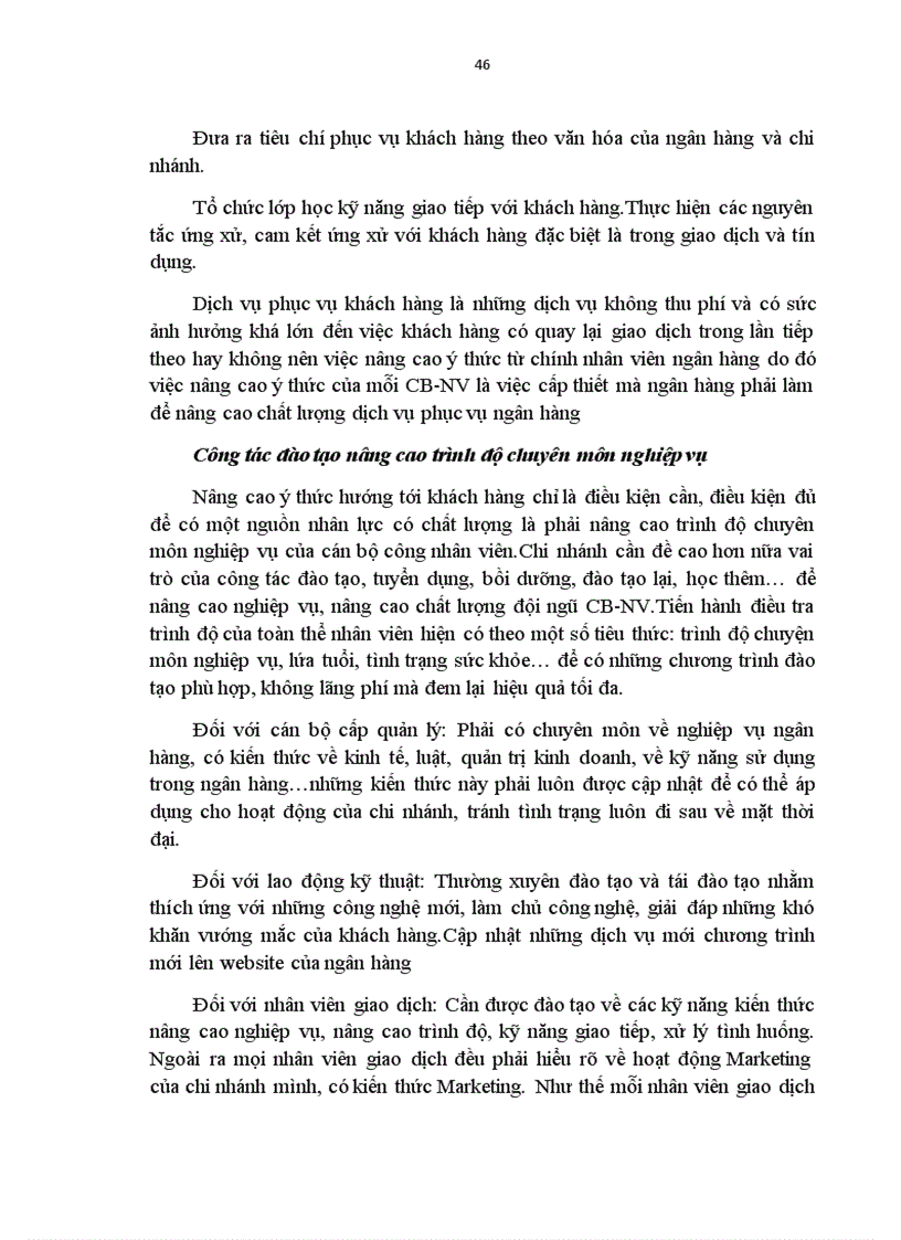 image for page Nâng cao chất lượng dịch vụ phục vụ khách hàng tại HDBank chi nhánh Thăng Long 1