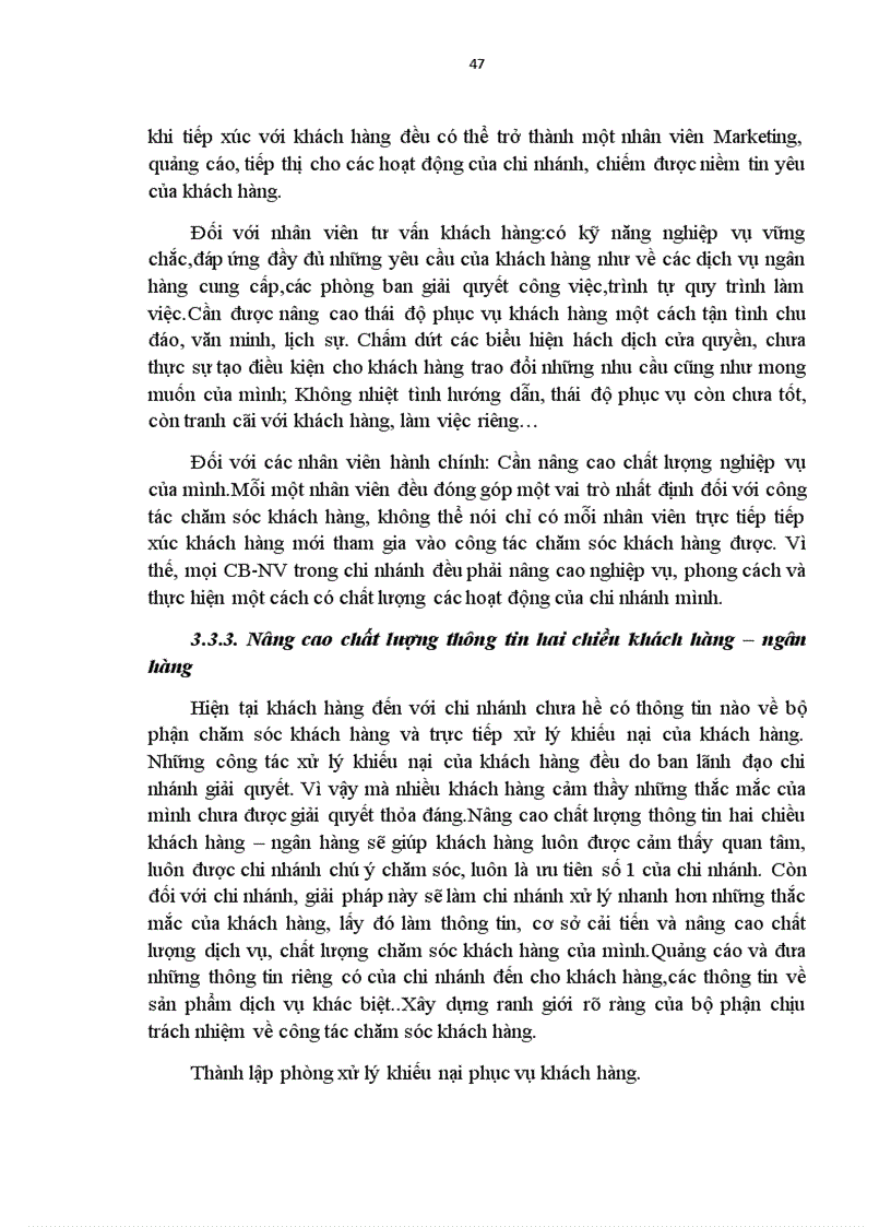 image for page Nâng cao chất lượng dịch vụ phục vụ khách hàng tại HDBank chi nhánh Thăng Long 1