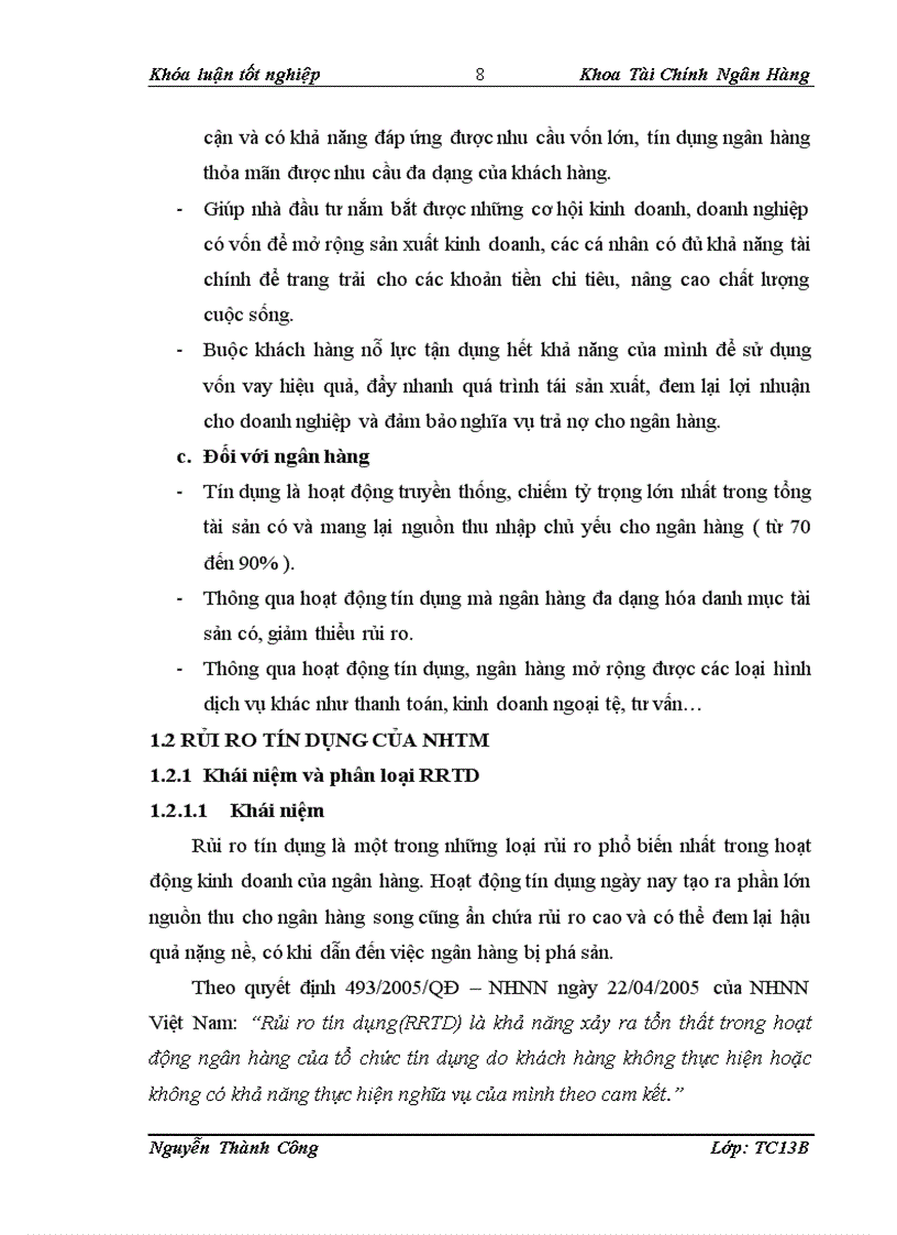 image for page Giải pháp phòng ngừa hạn chế rủi ro tín dụng trong tại Ngân Hàng Đầu Tư và Phát Triển Việt Nam chi nhánh Tỉnh Cao Bằng 1