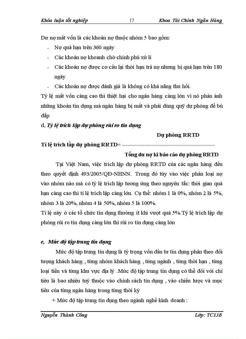 image for page Giải pháp phòng ngừa hạn chế rủi ro tín dụng trong tại Ngân Hàng Đầu Tư và Phát Triển Việt Nam chi nhánh Tỉnh Cao Bằng 1