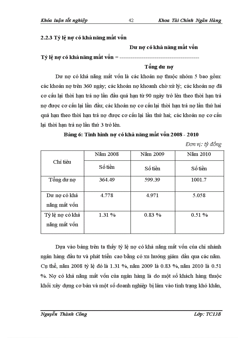 image for page Giải pháp phòng ngừa hạn chế rủi ro tín dụng trong tại Ngân Hàng Đầu Tư và Phát Triển Việt Nam chi nhánh Tỉnh Cao Bằng 1