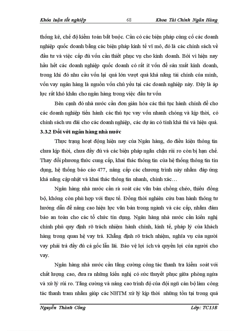 image for page Giải pháp phòng ngừa hạn chế rủi ro tín dụng trong tại Ngân Hàng Đầu Tư và Phát Triển Việt Nam chi nhánh Tỉnh Cao Bằng 1