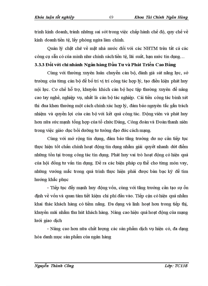 image for page Giải pháp phòng ngừa hạn chế rủi ro tín dụng trong tại Ngân Hàng Đầu Tư và Phát Triển Việt Nam chi nhánh Tỉnh Cao Bằng 1