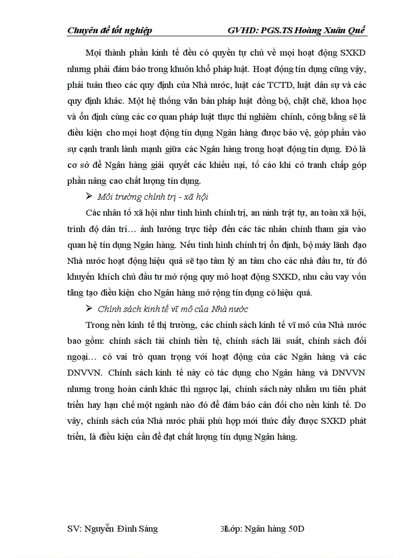 image for page Nâng cao chất lượng tín dụng đối với doanh nghiệp vừa và nhỏ tại Ngân hàng TMCP Ngoại Thương Việt Nam Chi nhánh Hà Nội
