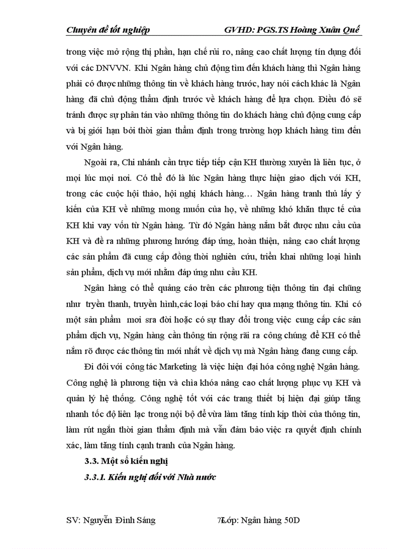 image for page Nâng cao chất lượng tín dụng đối với doanh nghiệp vừa và nhỏ tại Ngân hàng TMCP Ngoại Thương Việt Nam Chi nhánh Hà Nội