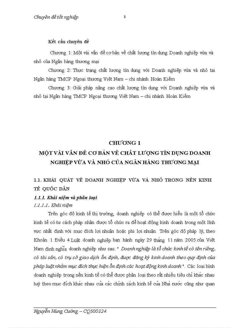 image for page Nâng cao chất lượng tín dụng cho doanh nghiệp vừa và nhỏ tại ngân hàng thương mại cổ phần Ngoại Thương Việt Nam chi nhánh Hoàn Kiếm