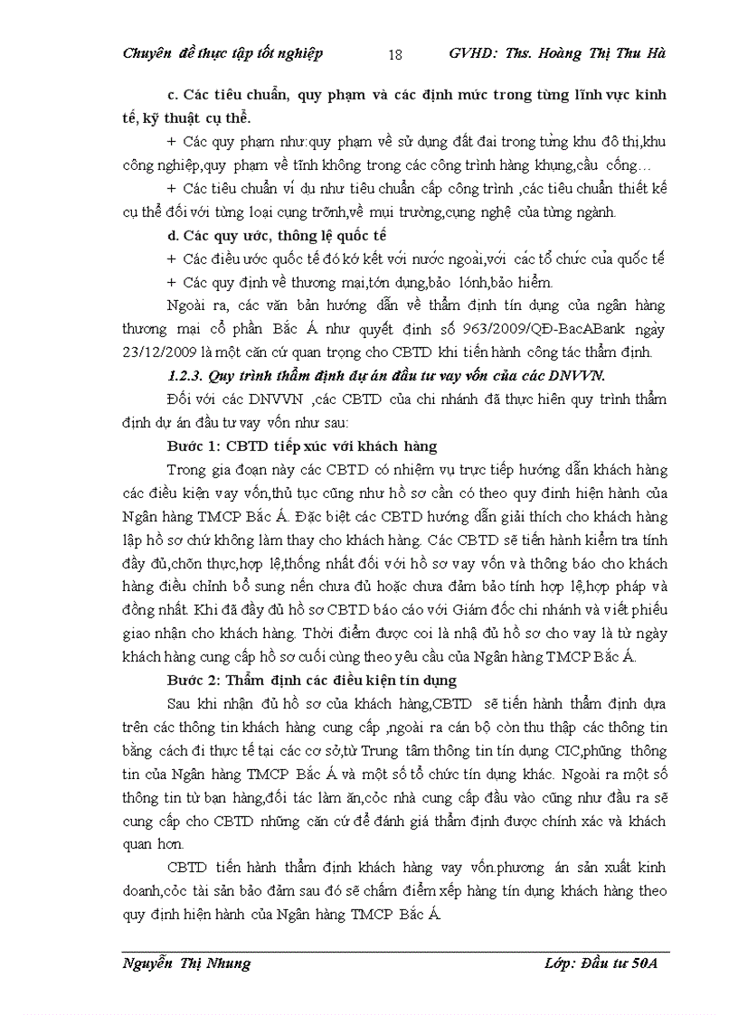 image for page Hoàn thiện công tác thẩm định dự án đầu tư vay vốn của các DNVVN tại Ngân hàng thương mại cổ phần Bắc Á chi nhánh Kim Liên 1