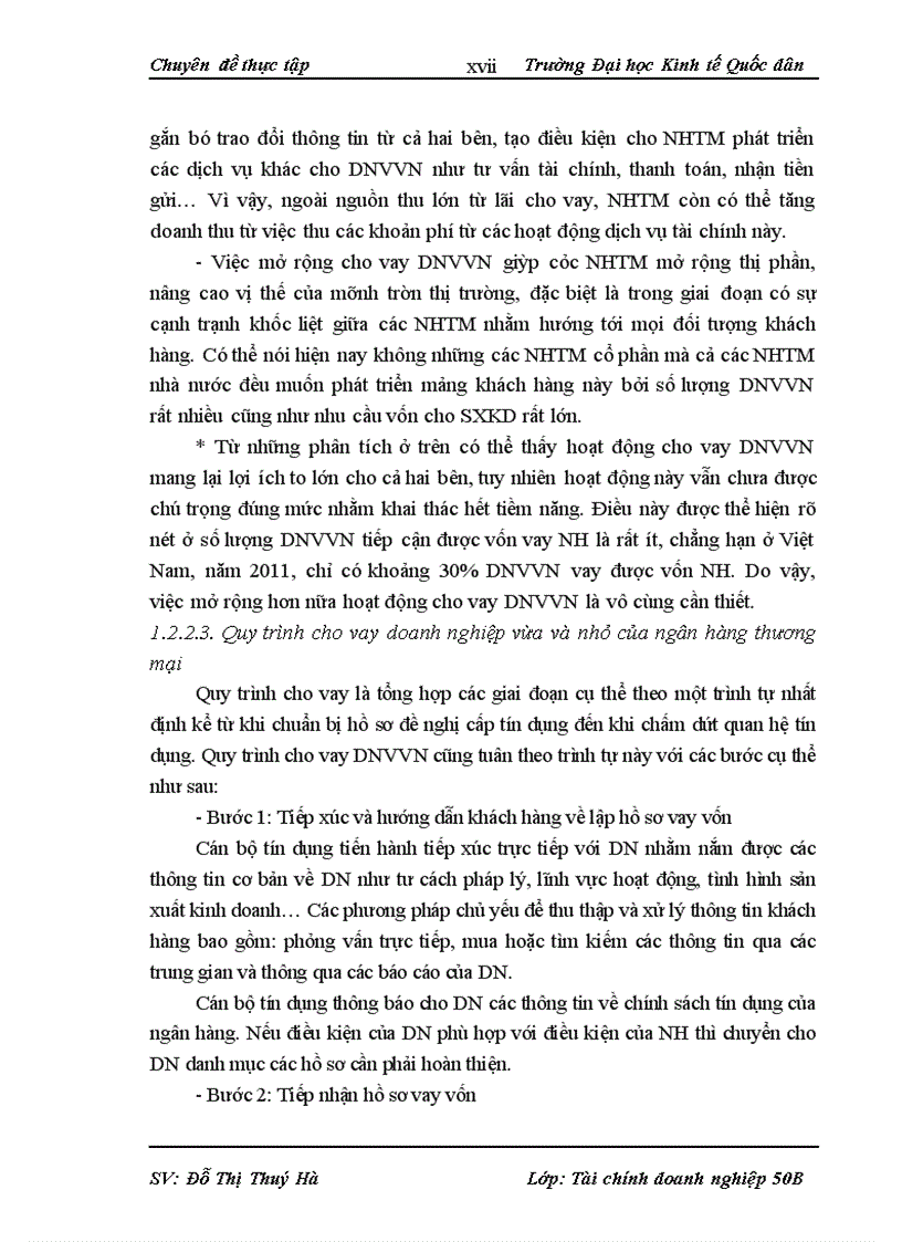 image for page Mở rộng cho vay doanh nghiệp vừa và nhỏ tại ngân hàng nông nghiệp và phát triển nông thôn chi nhánh Hoài Đức
