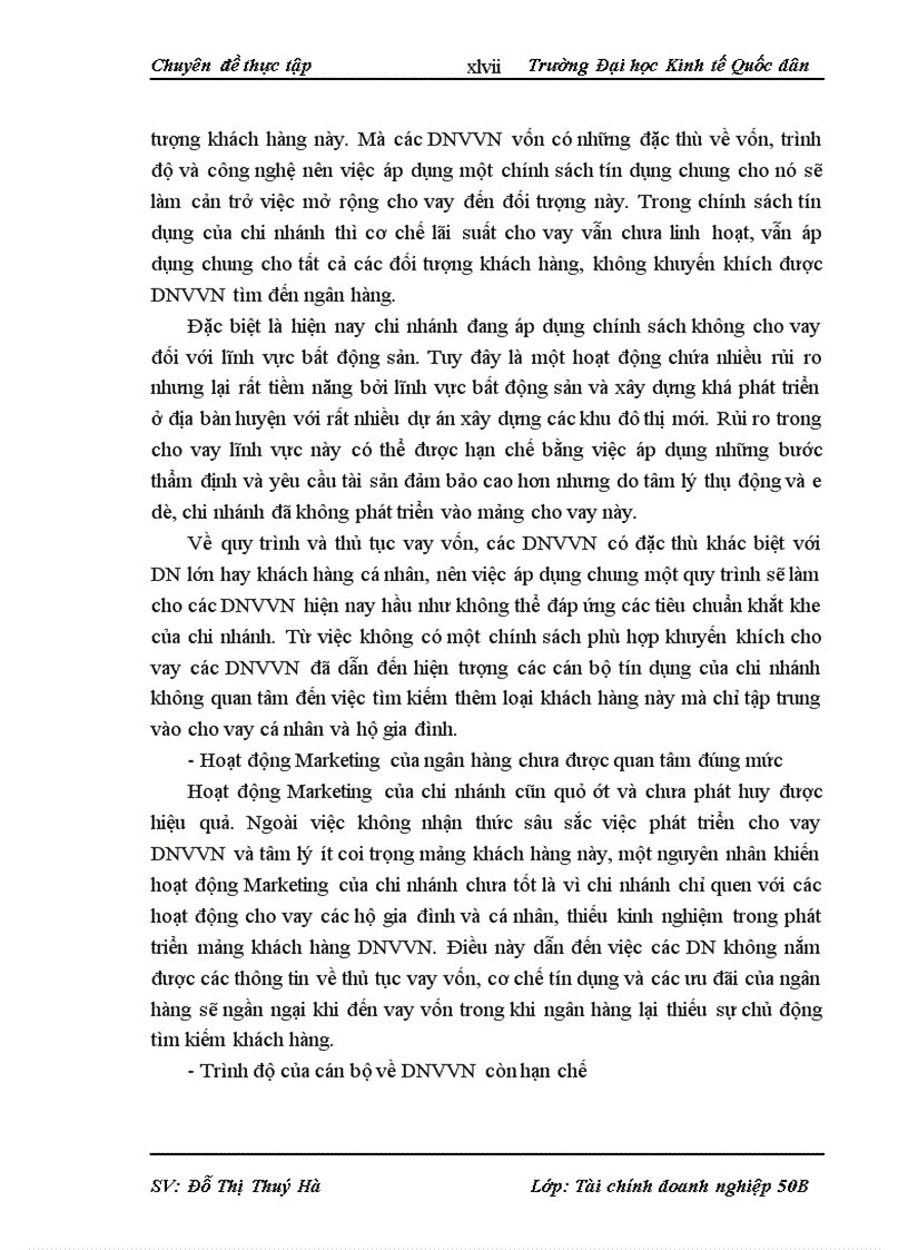 image for page Mở rộng cho vay doanh nghiệp vừa và nhỏ tại ngân hàng nông nghiệp và phát triển nông thôn chi nhánh Hoài Đức