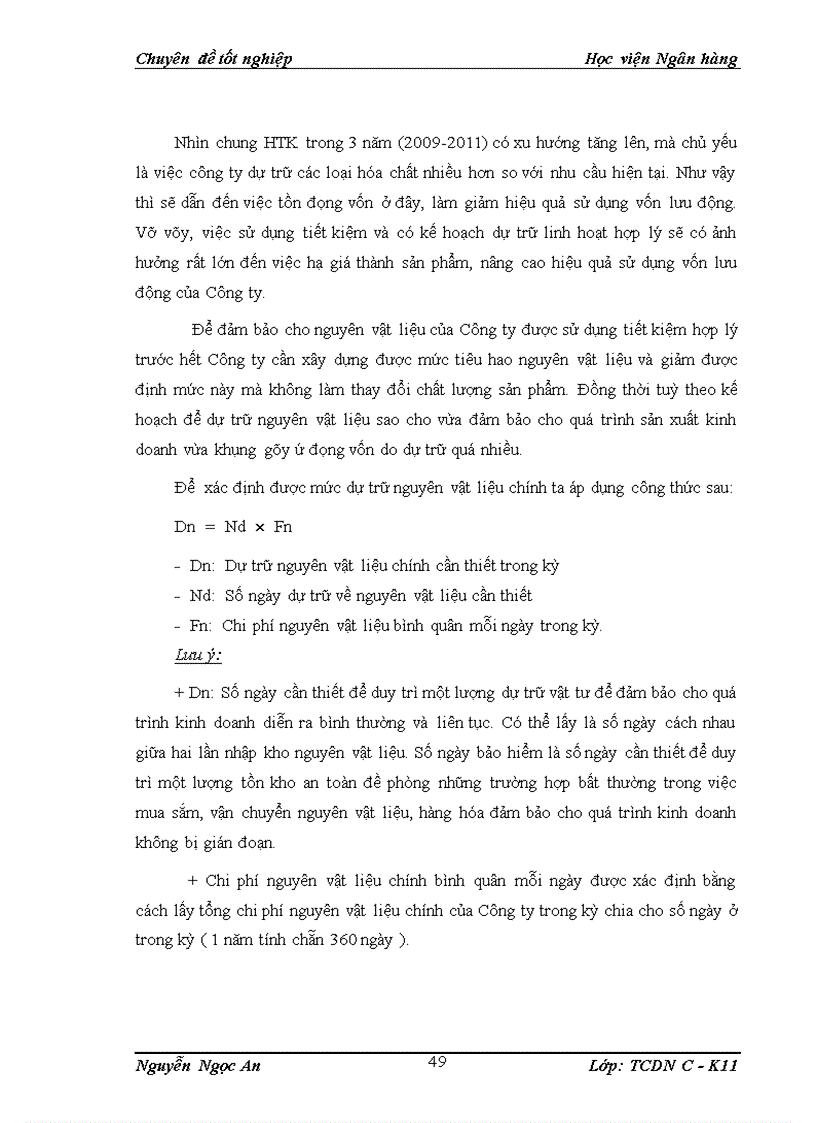 image for page Vốn lưu động và hiệu quả sử dụng vốn lưu động Công ty TNHH Kỹ Thuật Hà Nội