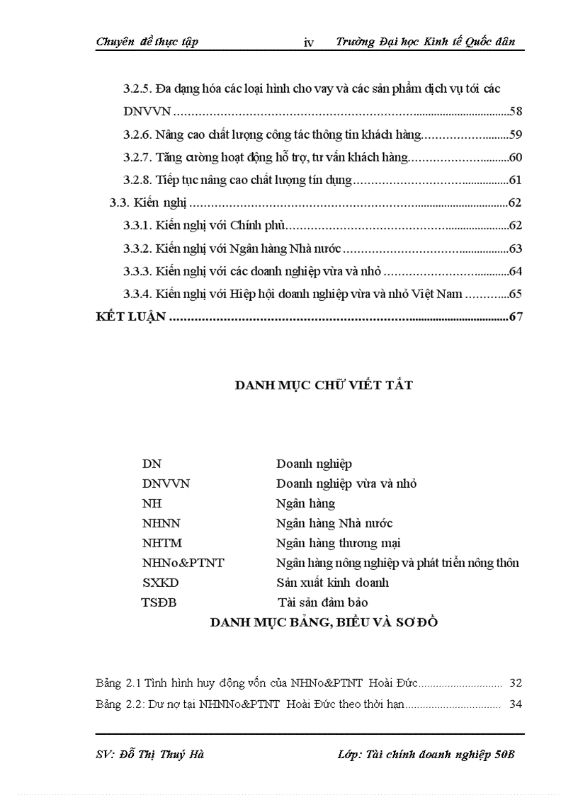 image for page Mở rộng cho vay doanh nghiệp vừa và nhỏ tại ngân hàng nông nghiệp và phát triển nông thôn chi nhánh Hoài Đức 1