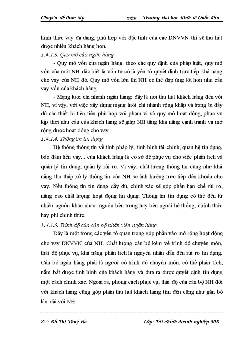 image for page Mở rộng cho vay doanh nghiệp vừa và nhỏ tại ngân hàng nông nghiệp và phát triển nông thôn chi nhánh Hoài Đức 1