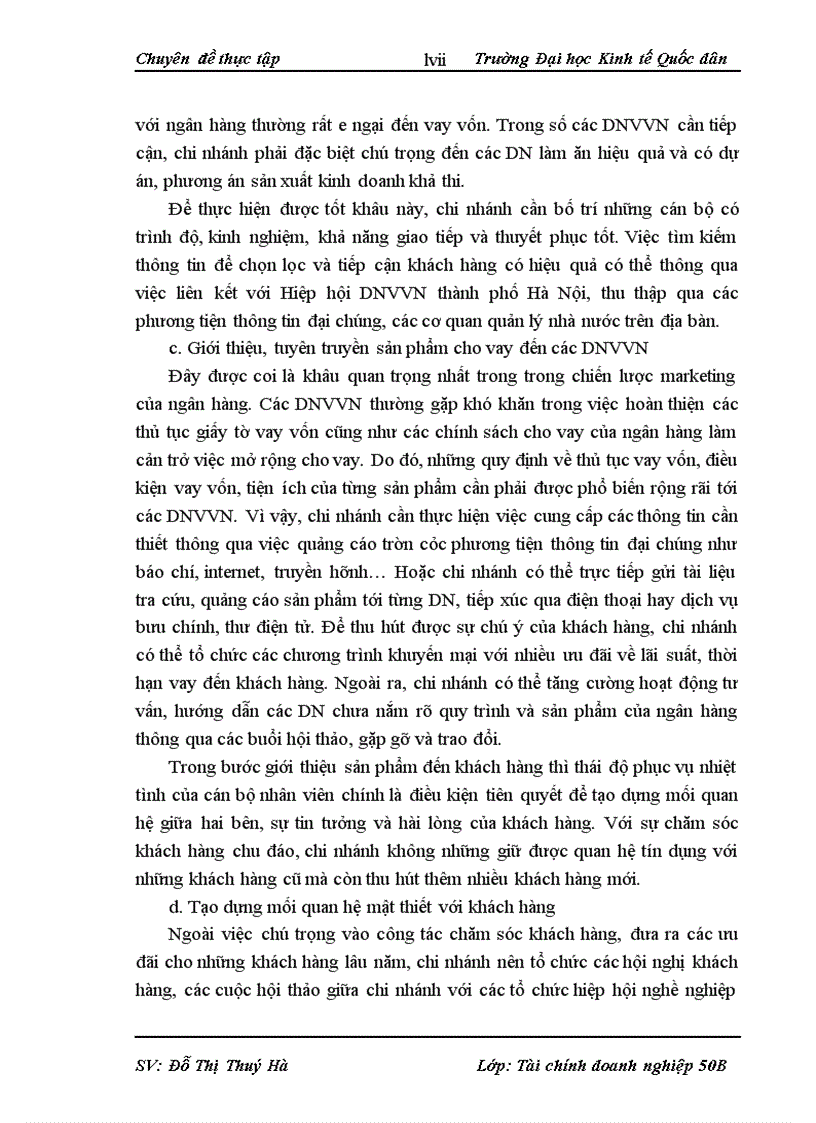 image for page Mở rộng cho vay doanh nghiệp vừa và nhỏ tại ngân hàng nông nghiệp và phát triển nông thôn chi nhánh Hoài Đức 1