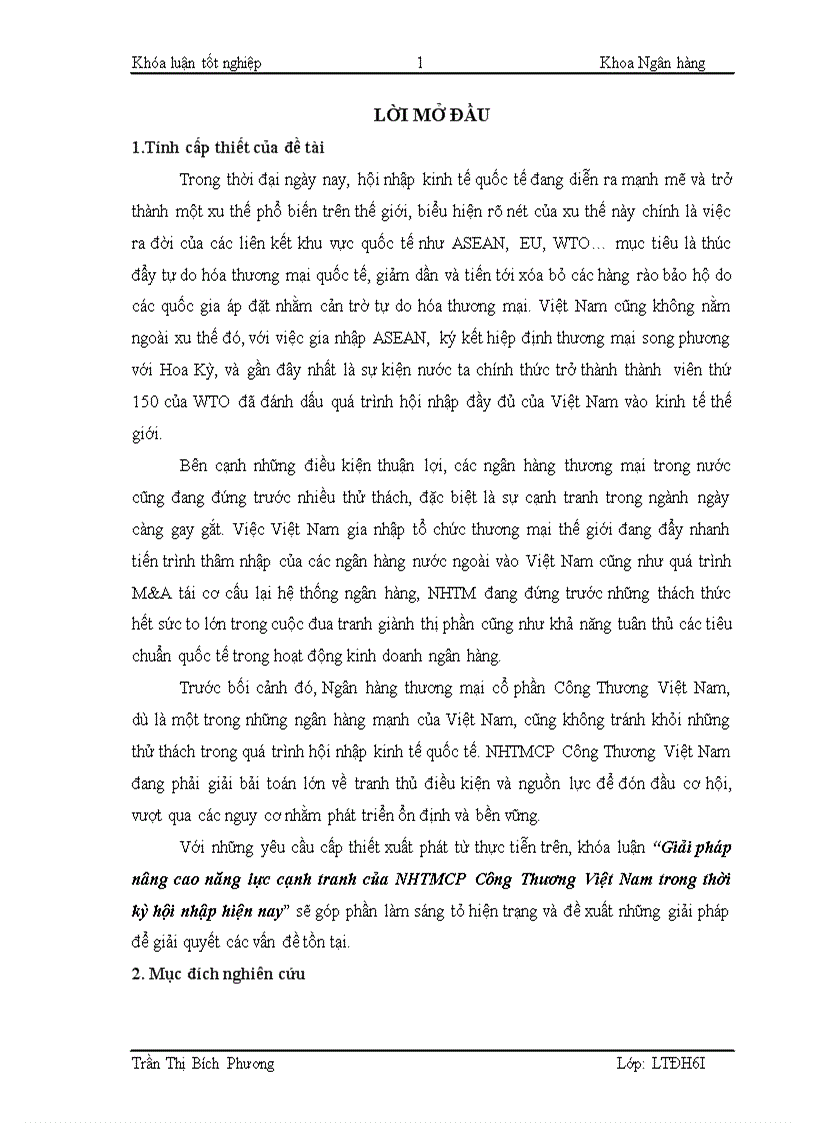 image for page Giải pháp nâng cao năng lực cạnh tranh của NHTMCP Công Thương Việt Nam trong thời kỳ hội nhập hiện nay