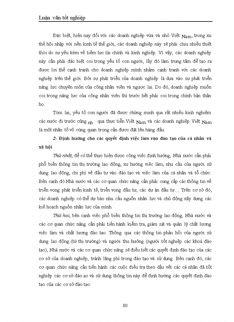 image for page Quản trị nguồn nhân lực trong các doanh nghiệp vừa và nhỏ Việt Nam Thực trạng và giải pháp