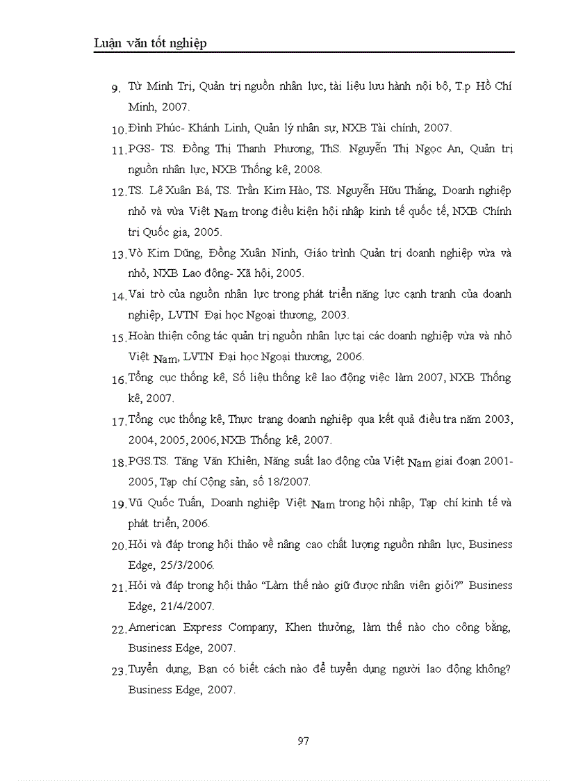 image for page Quản trị nguồn nhân lực trong các doanh nghiệp vừa và nhỏ Việt Nam Thực trạng và giải pháp