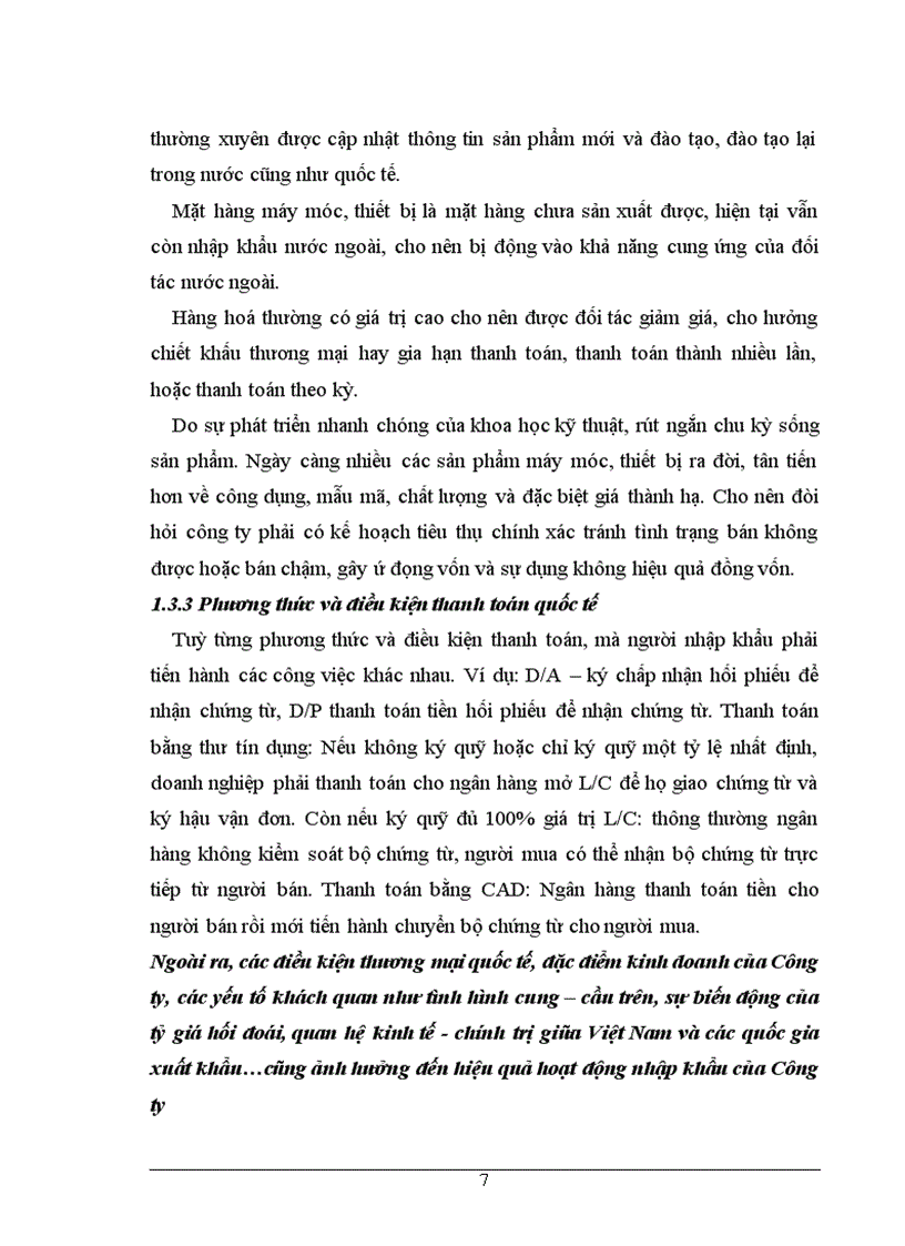 image for page Nâng cao hiệu quả hoạt động nhập khẩu tại Công ty TNHH Thương mại và Dịch vụ DTSC 1