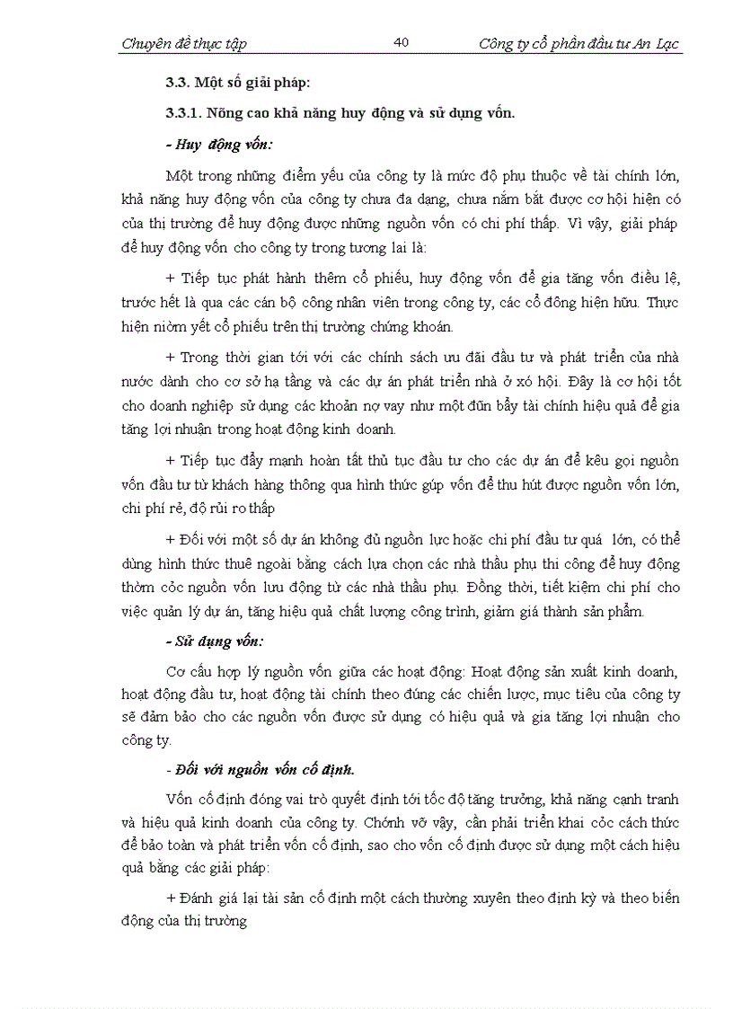 image for page Phân tích môi trưòng ngành và môi trường nội bộ làm căn cứ hoạch định chiến lược kinh doanh của Công ty cổ phần Đầu tư An Lạc