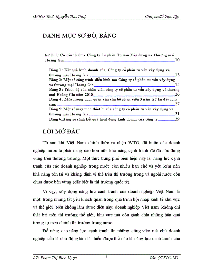 image for page Nâng cao khả năng cạnh tranh trong lĩnh vực xây dựng của Công ty cổ phần tư vấn xây dựng và thương mại Hoàng Gia 1