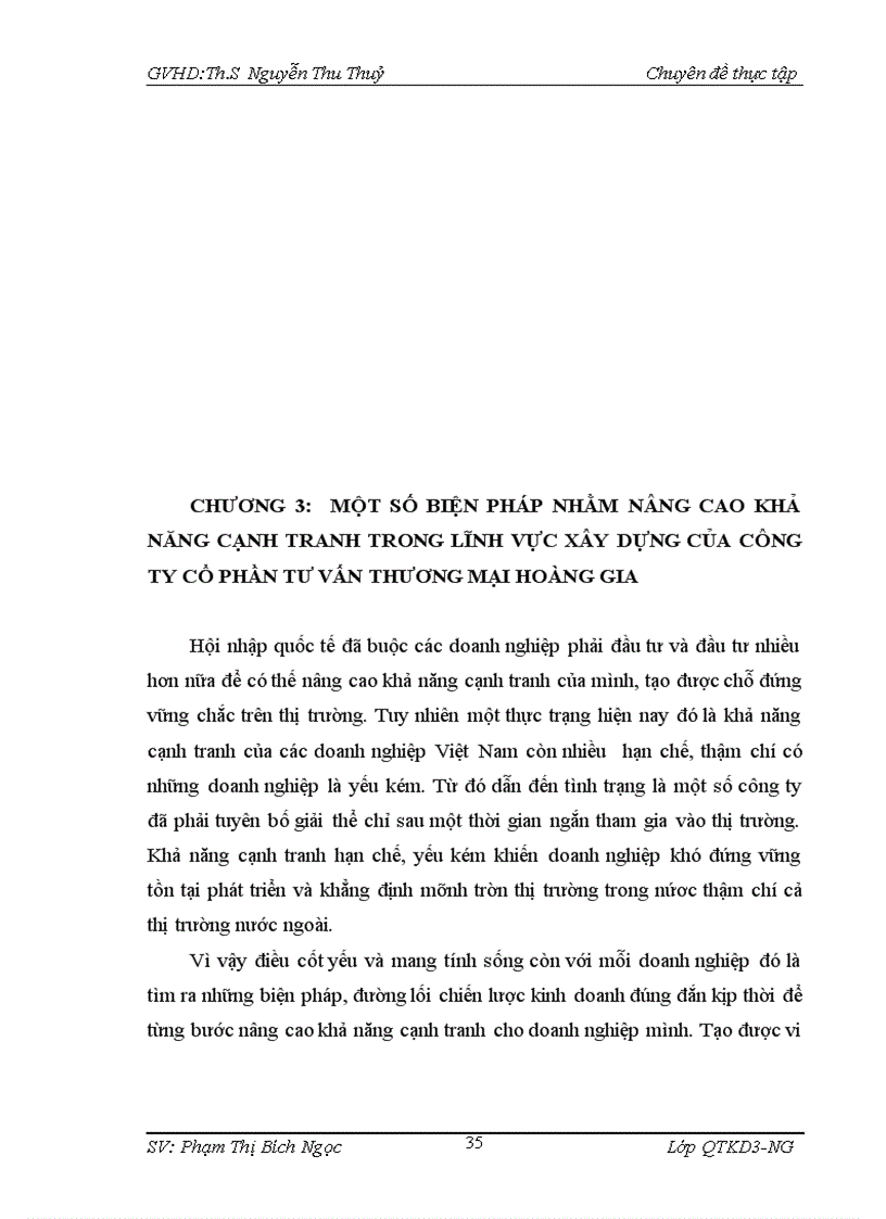 image for page Nâng cao khả năng cạnh tranh trong lĩnh vực xây dựng của Công ty cổ phần tư vấn xây dựng và thương mại Hoàng Gia 1