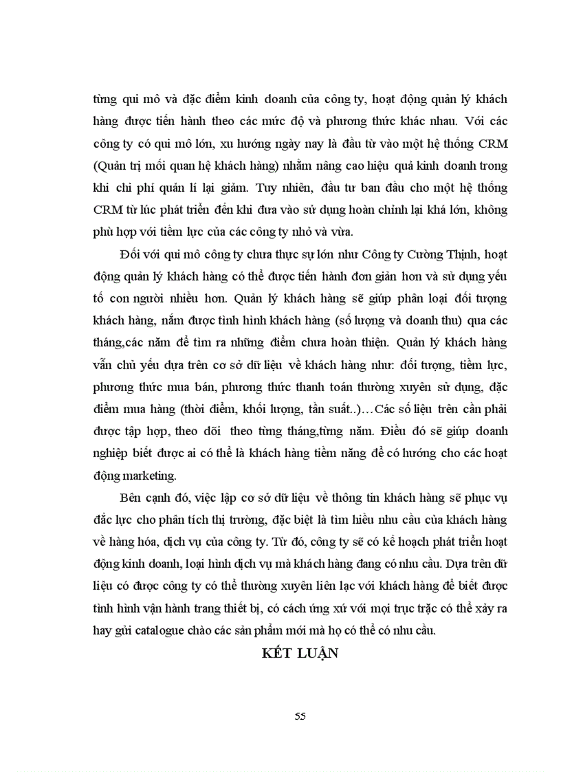 image for page Hoạt động phát triển khách hàng của Công ty TNHH Thương mại và dịch vụ Cường Thịnh