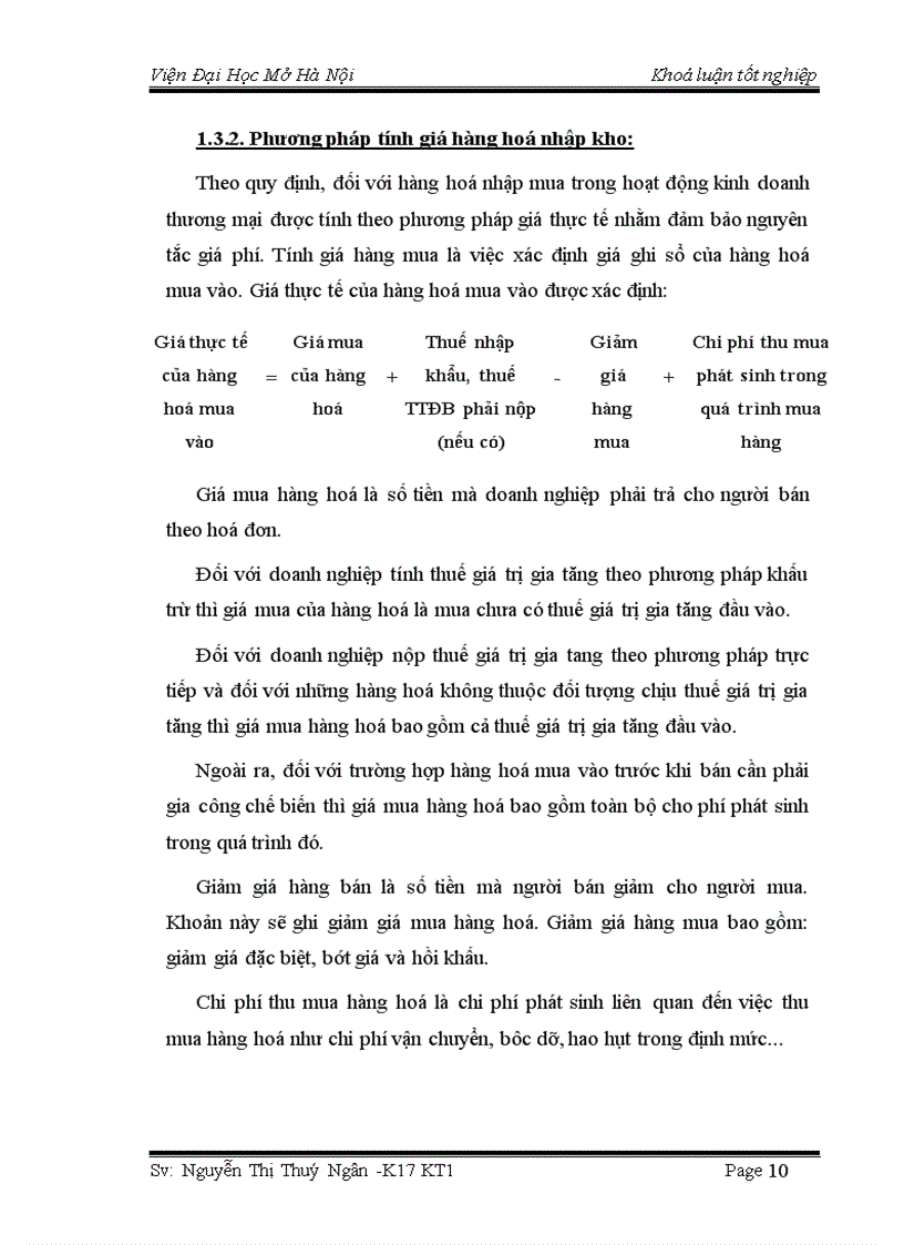 image for page Hoàn thiện kế toán lưu chuyển hàng hoá và xác định kết quả tiêu thụ hàng hoá tại công ty TNHH Sela