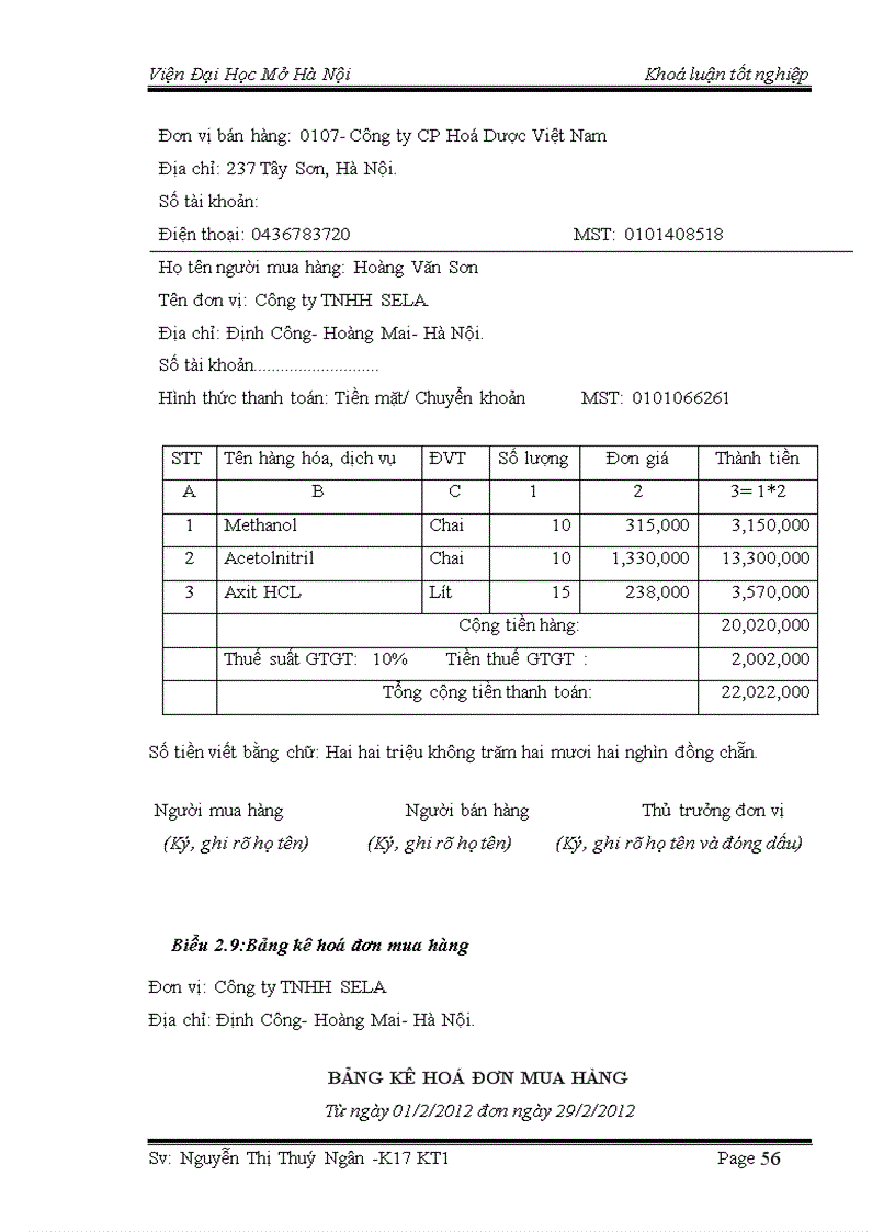 image for page Hoàn thiện kế toán lưu chuyển hàng hoá và xác định kết quả tiêu thụ hàng hoá tại công ty TNHH Sela