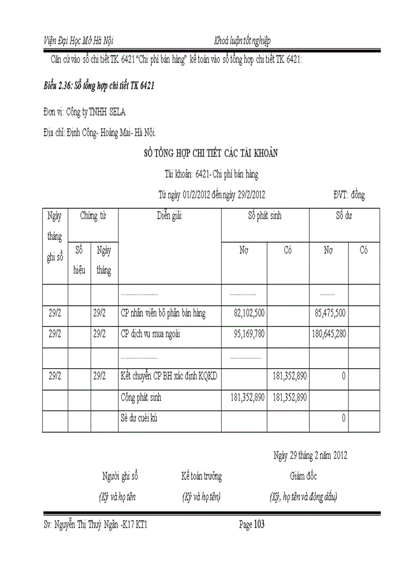 image for page Hoàn thiện kế toán lưu chuyển hàng hoá và xác định kết quả tiêu thụ hàng hoá tại công ty TNHH Sela