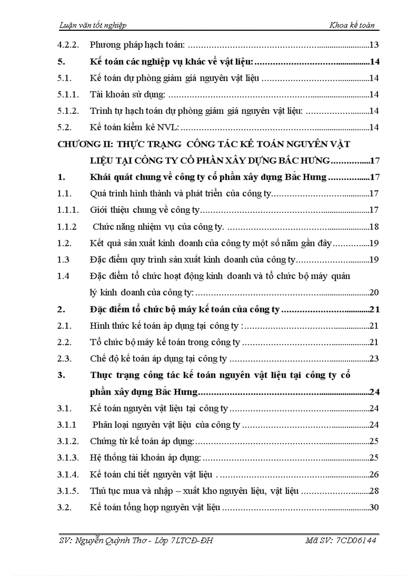 image for page Kế toán nguyên liệu vật liệu tại Công ty cổ phần xây dựng Bắc Hưng