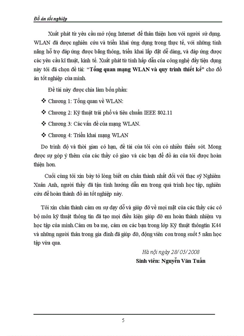 image for page Tổng quan mạng WLAN và quy trình thiết kế